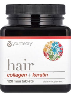 Hair Collagen + Keratin 120 Mini Tablets