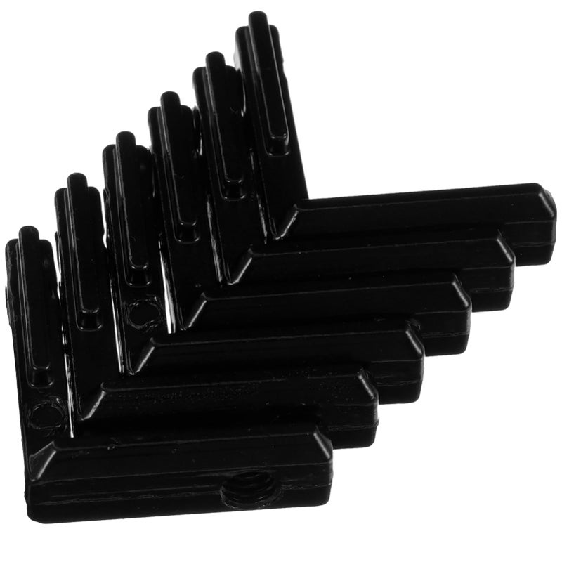 2020 Series Aluminum Extrusion Hidden Corner Connector Bracket 6 Pieces Set - Image 2