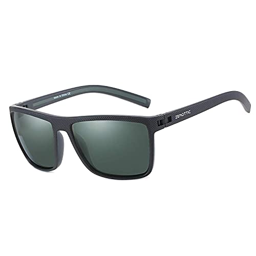 ZENOTTIC Polarized Sunglasses for Men Lightweight TR90 Frame UV400 Protection Square Sun Glasses - Image 1