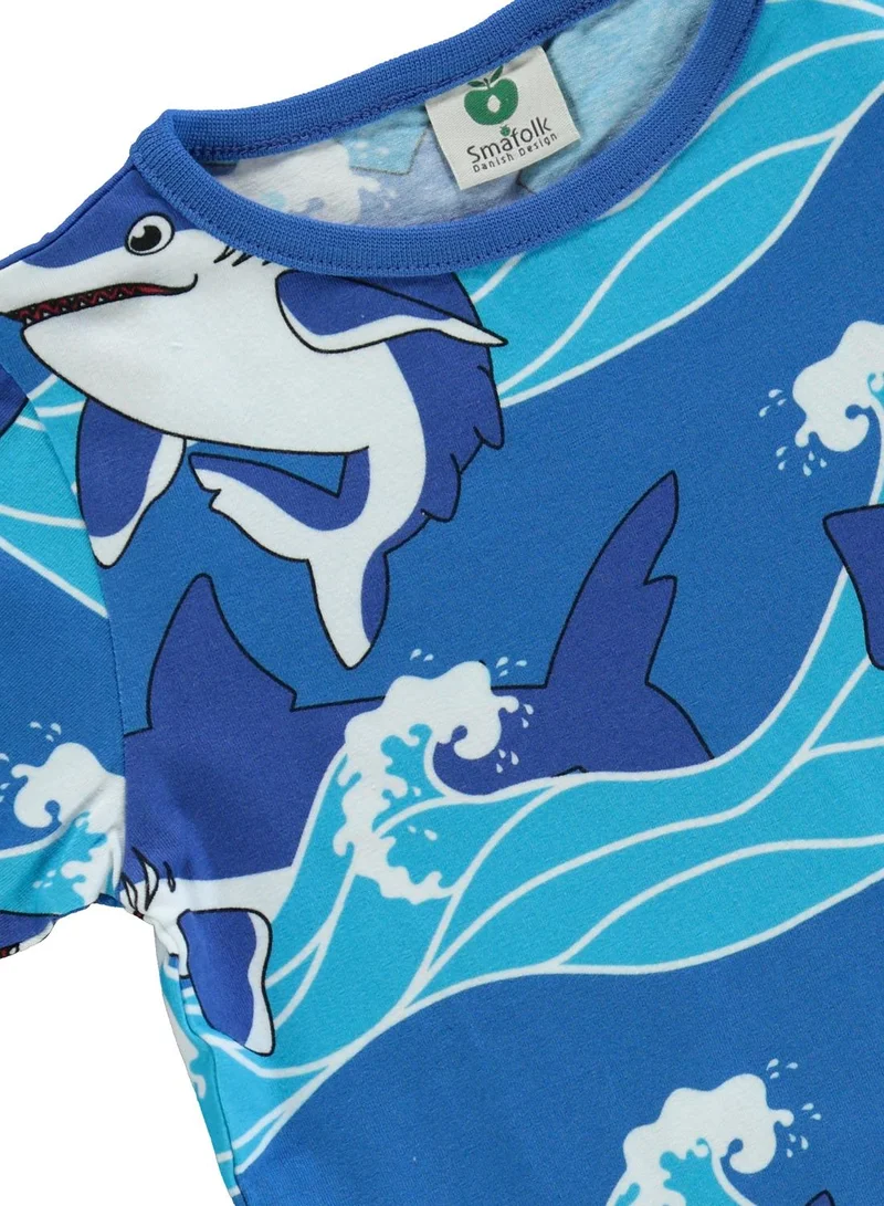 Småfolk T-shirt with sharks