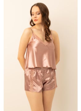 DoReMi Satin Laced Adjustable Strap Shorts Set  - Image 4