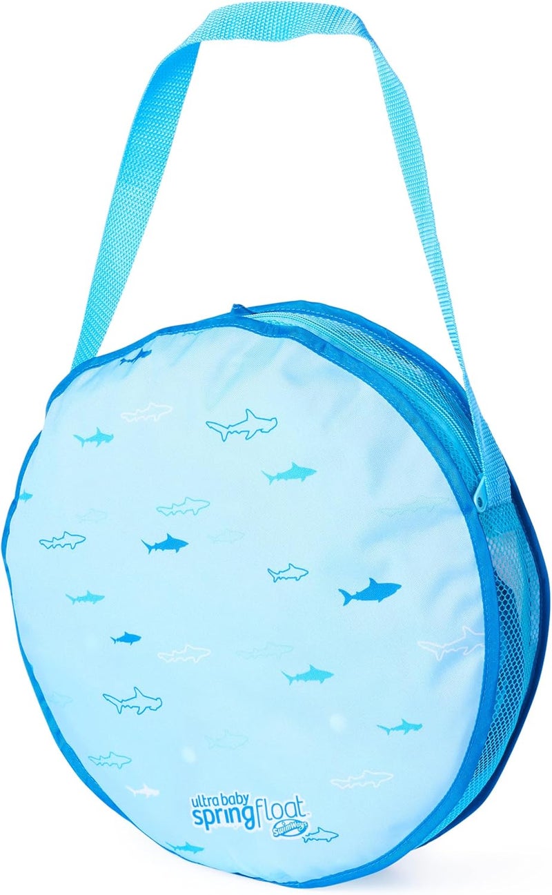 SwimWays Ultra Baby Spring Float, Premium Inflatable Baby Pool Float with Sun Canopy, Fast Inflation & Carry Bag (9-24 Months), Mermaid Toys for Kids - Image 5