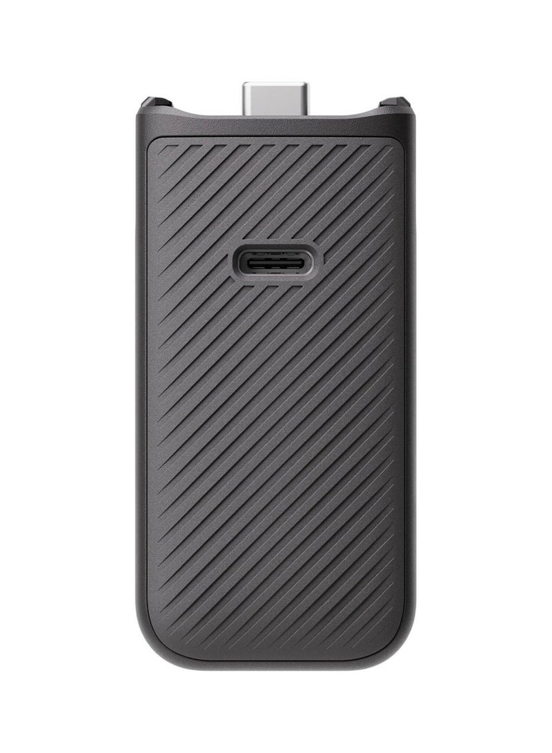dji Osmo Pocket 4 Battery Handle, Supports Hot-Swapping, USB-C Port, 1/4″ Thread, Built-in 950mAh Battery, Compatible with Osmo Pocket 4, Black - Image 3