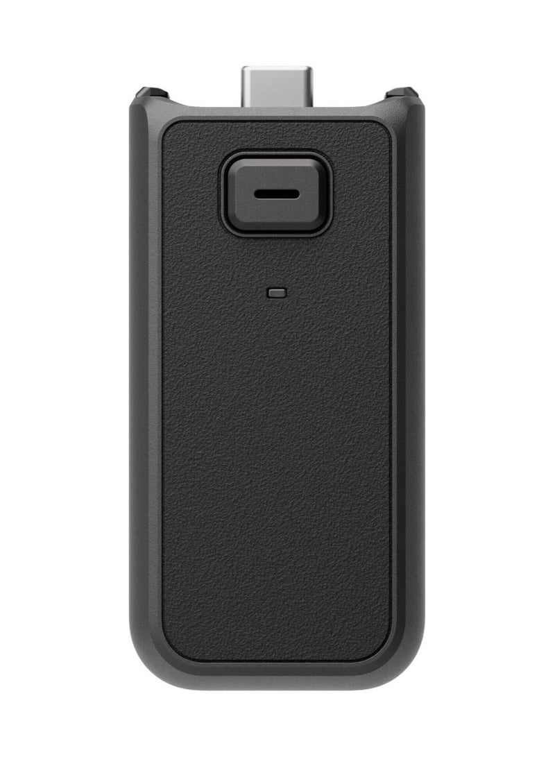 dji Osmo Pocket 4 Battery Handle, Supports Hot-Swapping, USB-C Port, 1/4″ Thread, Built-in 950mAh Battery, Compatible with Osmo Pocket 4, Black - Image 2