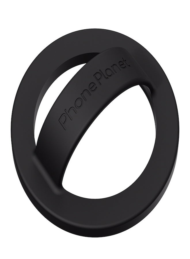 Phone Planet iPhone Holder Stylish and Magnetic Mobile Phone Accessory Specially Designed for iPhone Compatible with MagSafe Black  - Image 1