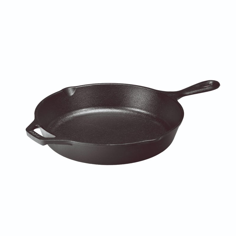 Lodge Pre-Seasoned Cast Iron Skillet for Indoor and Outdoor Use. Induction Frying Pan. Oven, Grill and Metal Utensil Safe Skillet Frying Pan with Pouring Lips. Made in the USA. 26 cm/10.25 inch - Image 3