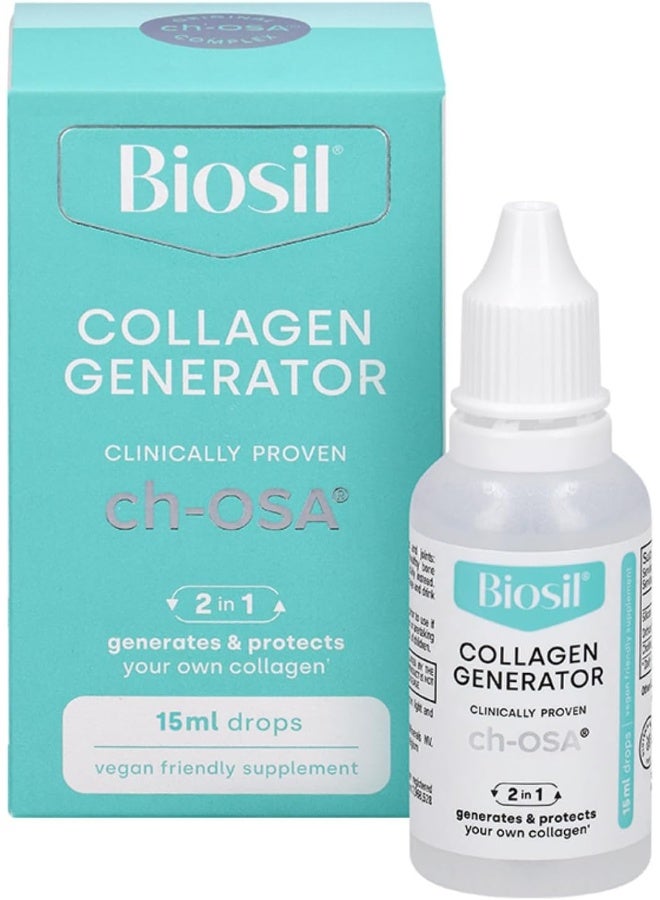 BIOSIL Collagen Generator - 0.5 Fl Oz Drops - With Patented Ch-Osa Complex - Generates & Protects Your Own Collagen - Gmo Free - 30-Day Supply - Image 1
