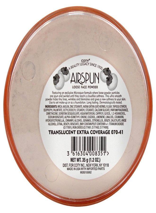 Airspun Coty AirSpun Face Powder 070-41 Extra Coverage, 2.3 Ounce - Image 5
