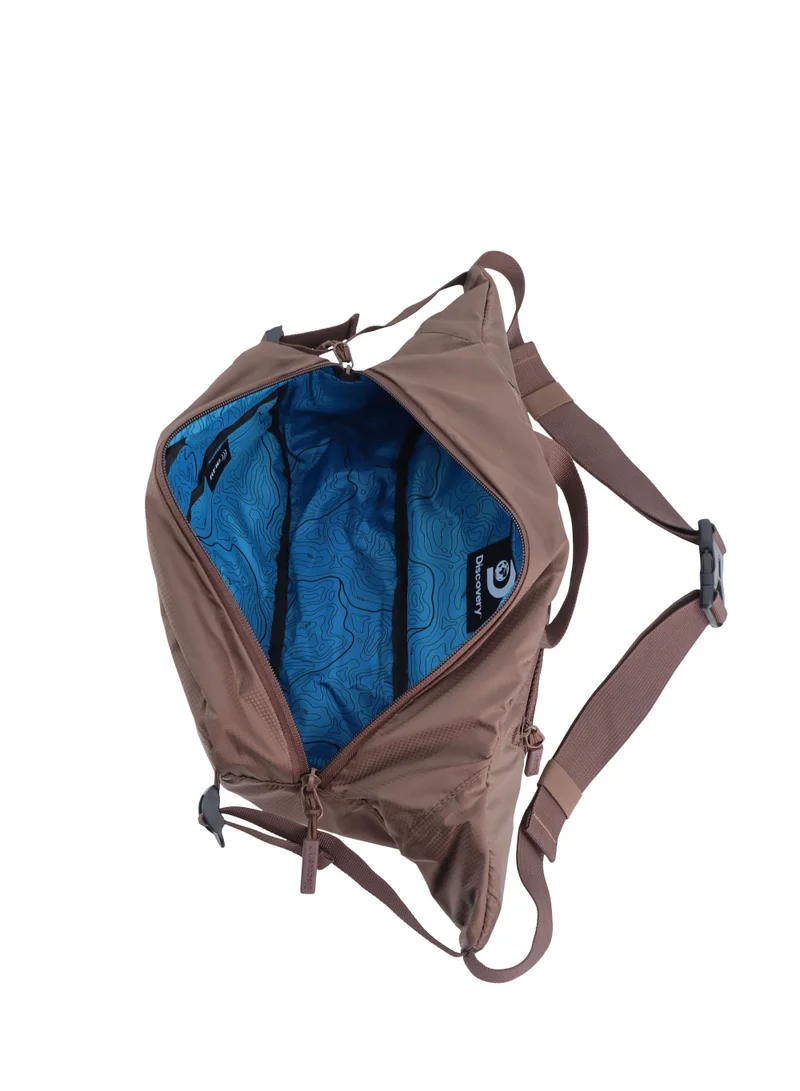 ديسكفري Discovery Outdoor Waist Bag Brown, Durable Lightweight Water Resistant RFID pocket, Men Women Hip Bag/Belt Bag/ Crossbody Bag for Travel Adventure Camping Trekking Hiking