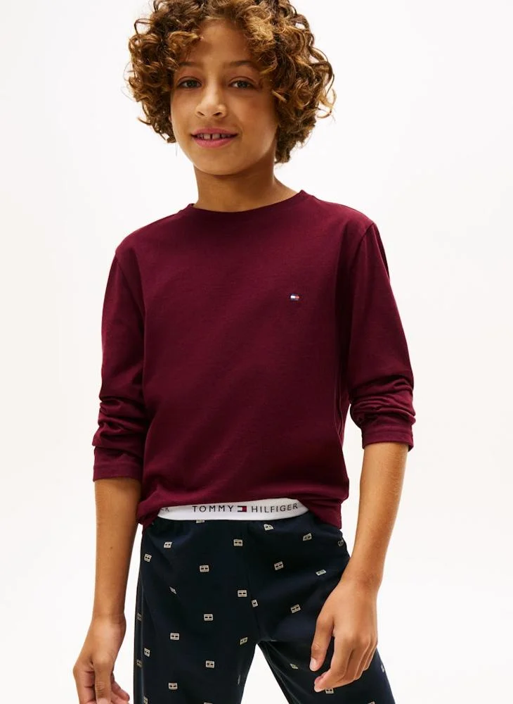 TOMMY HILFIGER Kids Essential Crew Neck T-Shirt