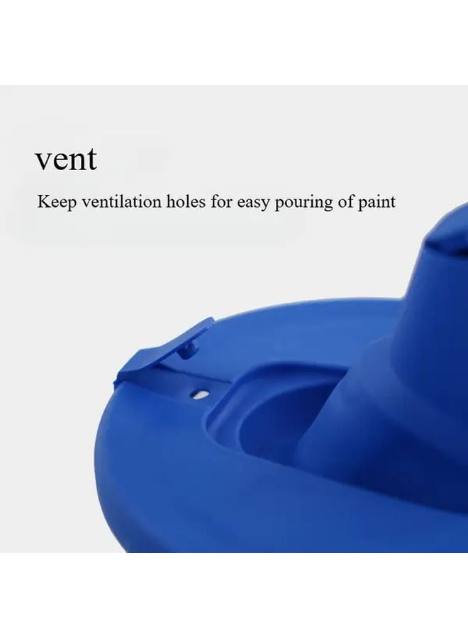 Red Multi Functional Foldable Anti Drip Paint Bucket Lid For 6 69inch Cans - Image 4