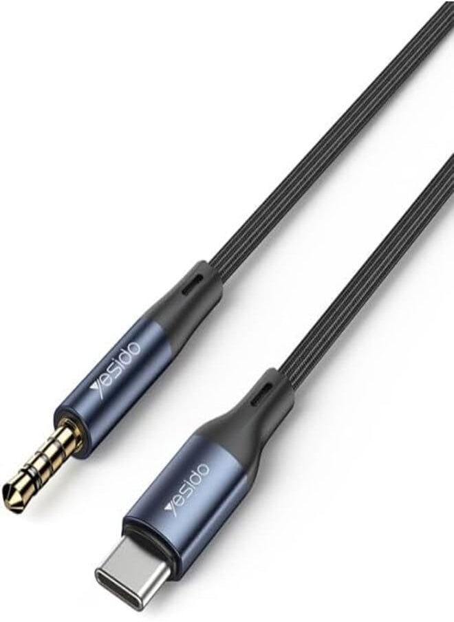 Yesido - Yesido 1m USB-C to 3.5mm Audio Cable - Compatible with Smartphones, Tablets, and Laptops - Image 1