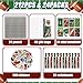 Maxdot 212 Pieces Football Party Favors Set 24 Pencil 24 Bracelets 24 Mini Notepads 100 Stickers 40 Opp Bags for Football Party Supplies Sports Gifts School Classroom Games Rewards Supplies - Image 4