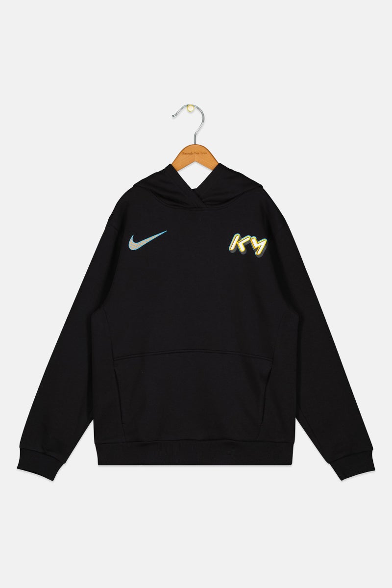 PUMA Kids Boy Sportswear Fit Long Sleeve Outdoor Hoodie, Black - Image 2