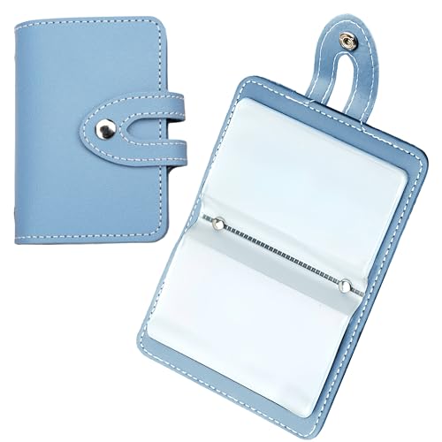 Kraptick Card Holder for Men and Women - Elegant and Versatile Card Organizer, Card Case, Credit Cardholder, Card Pouch (Blue) - Image 1