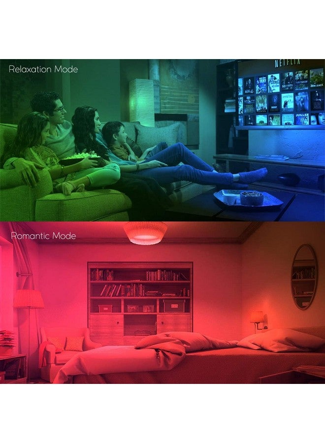 ILC LED Light Bulb 85W Equivalent, Color Changing Light Bulbs 2700K Warm White, Remote Control RGB 6 Modes, Timing, Sync, Dimmable E26 Screw Base (4 Pack) - Image 3