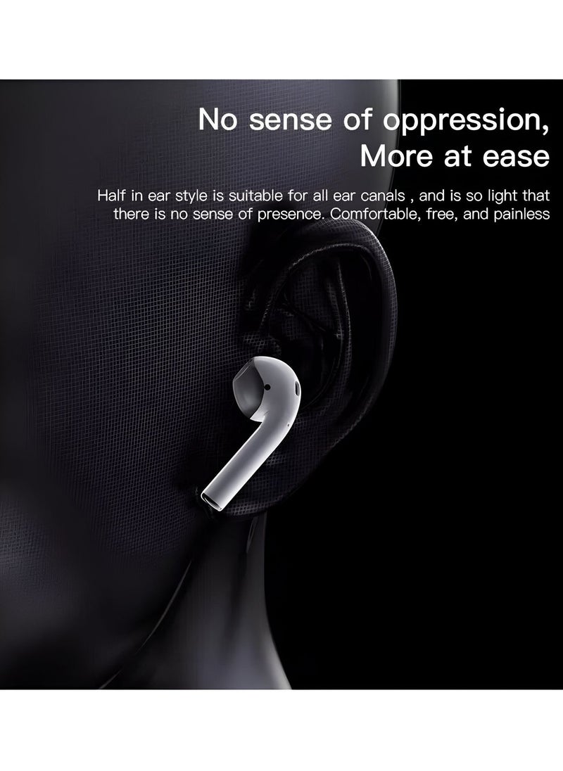 Yesido - BT10 Wireless Earphone Best Quality Earbuds TWS BT5.0 Version Digital Display Waterproof Stereo Mini True Wireless Earphone - White - Image 1