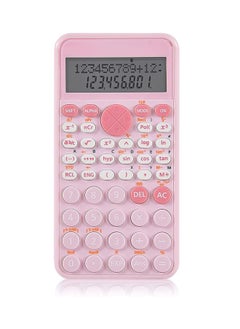 Generic Scientific Calculator for Students, 2-Line Standard Scientific Calculator, Portable and Cute School Office Supplies, Suitable for Primary School to College Student Use (Pink)  - Image 1
