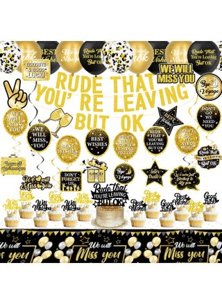 Farewell Party Decorations Supplies, Rude That You'Re Leaving But Ok Banner Going Away Party Decorations Great For We Will Miss You Dcorations Coworker Funny Retirement Party - pzsku/ZA88AB8E4573428A10C4FZ/45/_/1732777707/d3bb0965-2806-43db-b0a9-4a93d1ebf886
