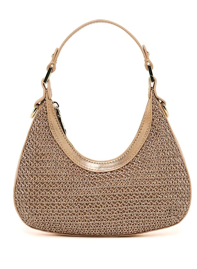 Bascend Gold Women's Hobo Bags