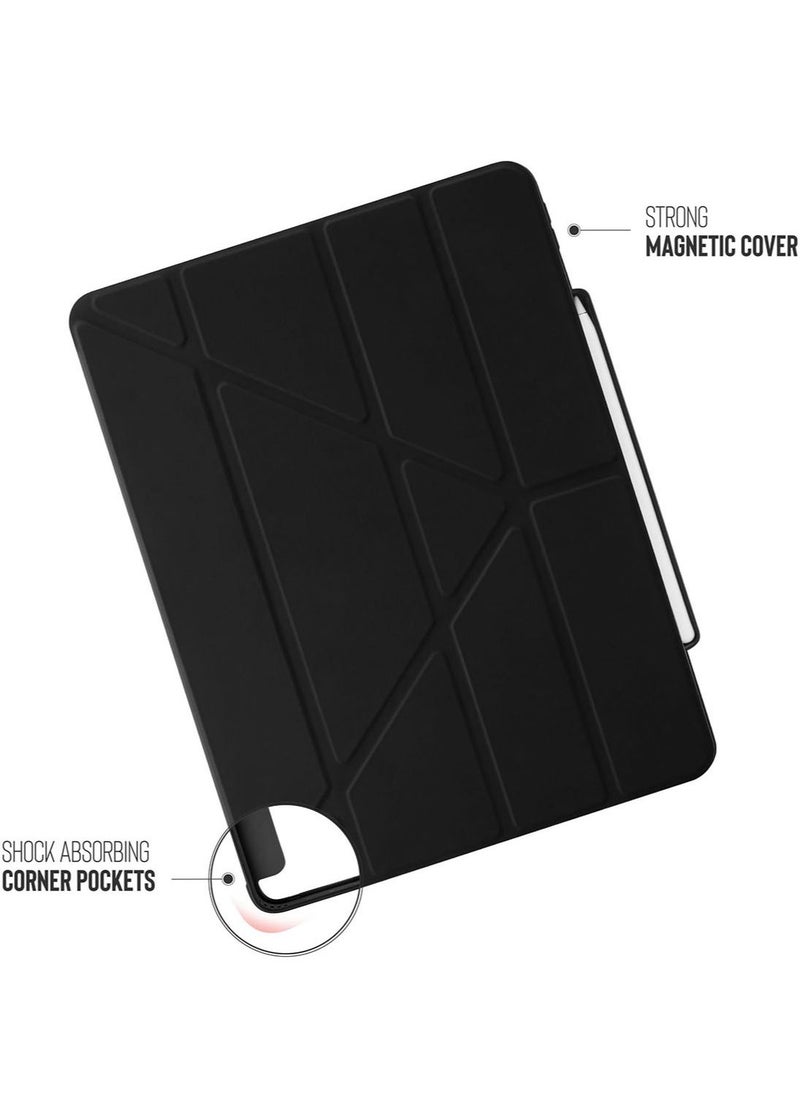 Origami no. 3 Pencil Case Designed Ultra Smart Cover with 5 in 1 Stand for Apple iPad Pro 12.9 inch (2021)