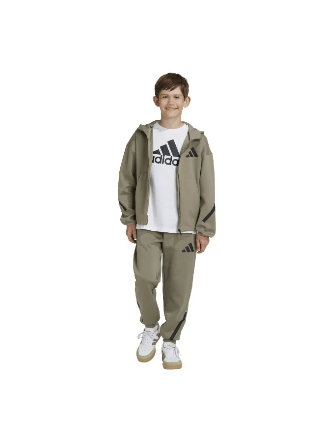 Adidas J Z.N.E. Pt Grey Training Pants 7-8Y