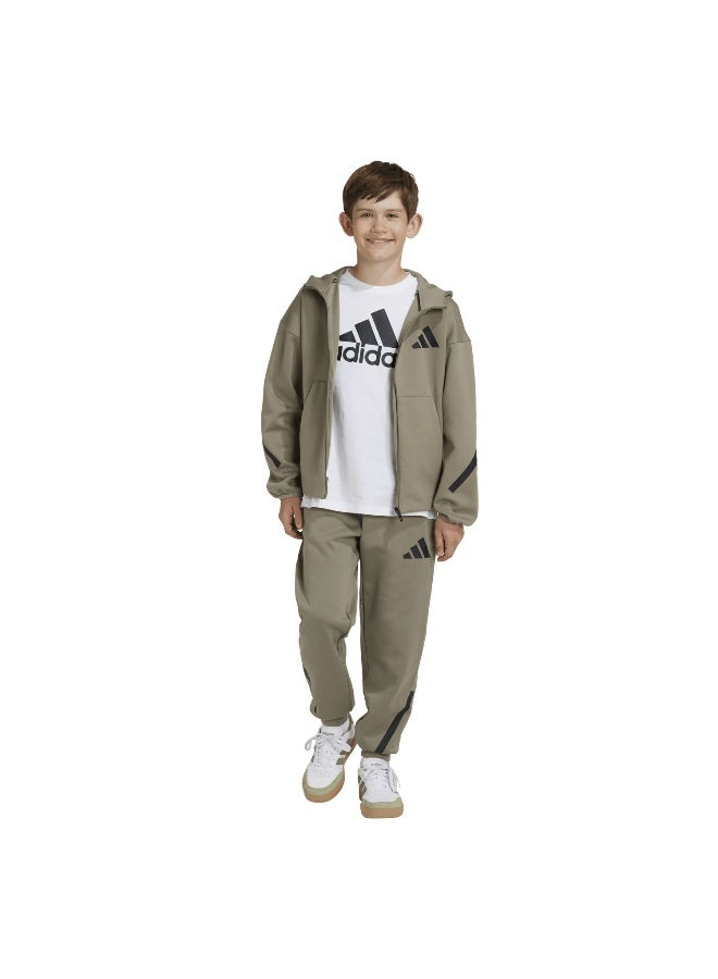 Adidas adidas J Z.N.E. Pt Grey Training Pants 7-8Y  - Image 3