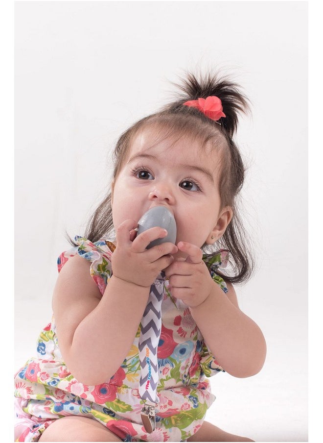 The Teething Egg The Official Teething Egg Baby Teether Gray Teething Toys For Babies 06 Months And 612 Months Infant Sensory Toys Top Baby Shower And Registry Gift  - Image 5