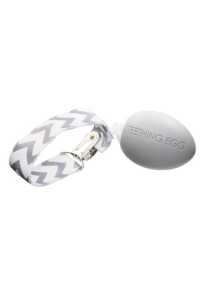 The Teething Egg The Official Teething Egg Baby Teether Gray Teething Toys For Babies 06 Months And 612 Months Infant Sensory Toys Top Baby Shower And Registry Gift  - Image 2