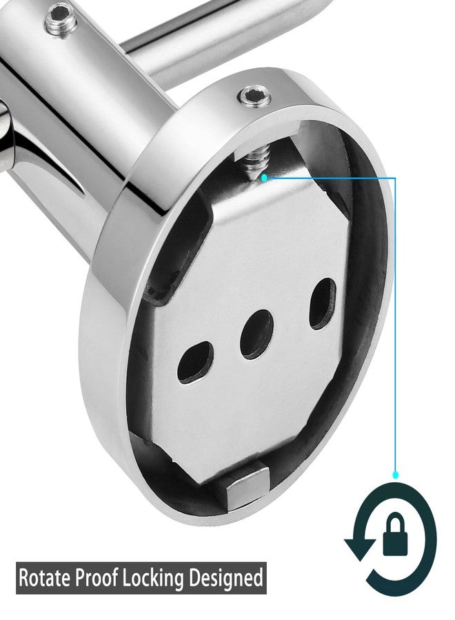 Katezon Toilet Paper Holder, Premium 304 Stainless Steel Paper Towel Holder, Toilet Paper Roll Dispenser Bathroom 5.5" TP Holder for Kitchen Washroom (Chrome) - Image 5