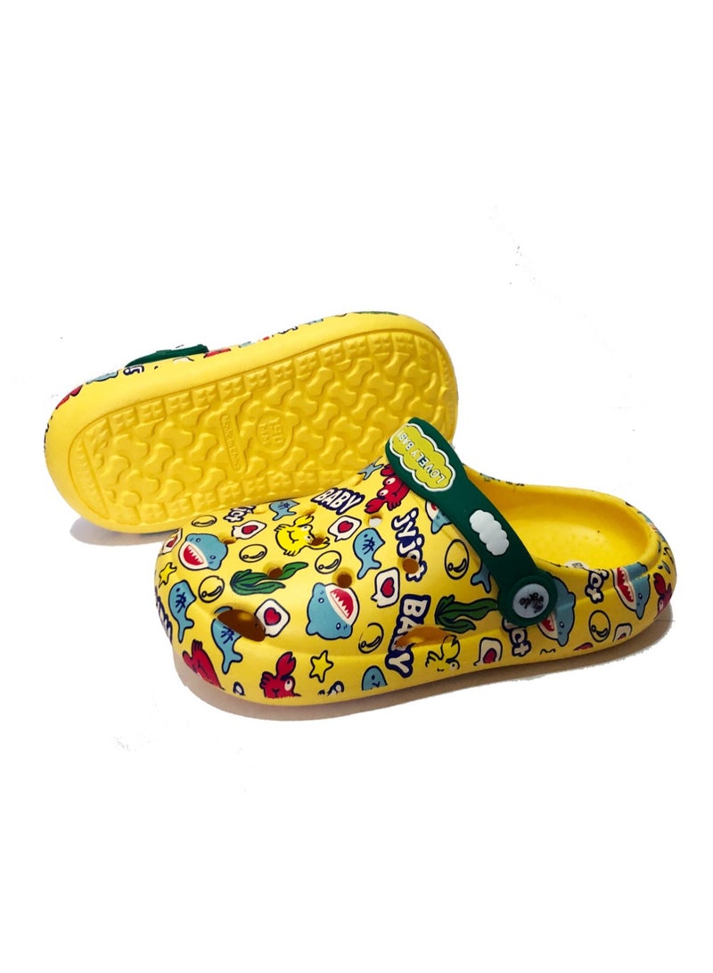 Style Kids Anti Slip Cartoon Printed Sandals And Clogs Slippers  - Image 2