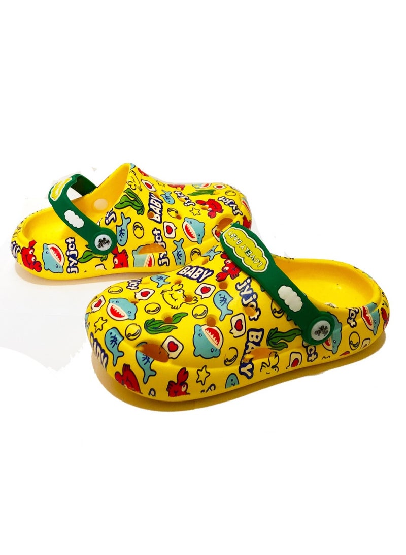 Style Kids Anti Slip Cartoon Printed Sandals And Clogs Slippers  - Image 3