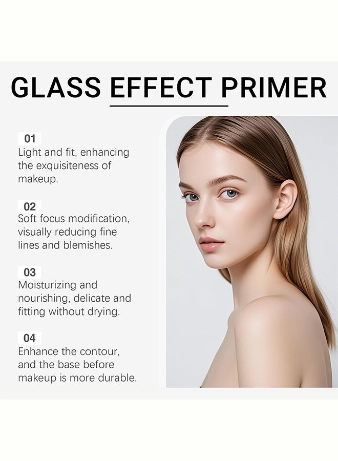 zephoco Brightening Skin Primer Makeup Primer: Smooth, Light, Moisturizing, Natural and Transparent, Hydrating Daily Primer for Makeup Application 20g - Image 2