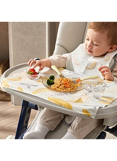 Babycare Babycare - Disposable Kids Table Mat 20 Pieces Lorca Banana – Soft, Leak-Proof, Hygienic Mats for Toddlers, Safety Approved  - Image 5