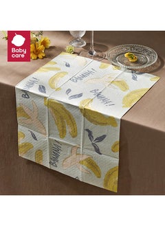 Babycare Babycare - Disposable Kids Table Mat 20 Pieces Lorca Banana – Soft, Leak-Proof, Hygienic Mats for Toddlers, Safety Approved  - Image 2