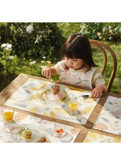 Babycare Babycare - Disposable Kids Table Mat 20 Pieces Lorca Banana – Soft, Leak-Proof, Hygienic Mats for Toddlers, Safety Approved  - Image 3