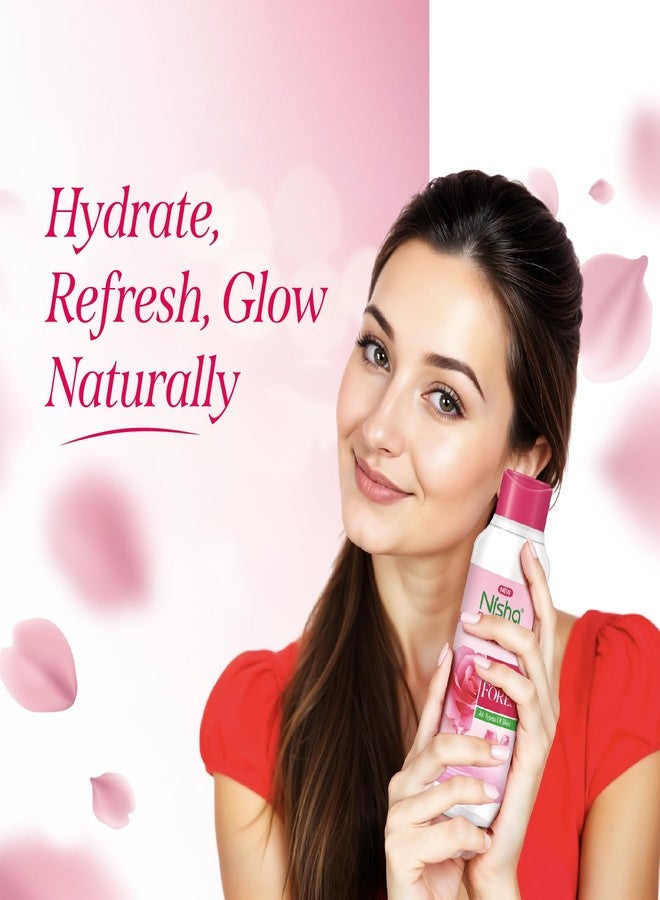 Nisha Refreshing Rose Water For Face 120ml | Gulab Jal For Face | Skin Toner For Glowing and Hydrating Skin | Makeup Remover| All Skin Types | Face Toner For Women & Men - Image 2