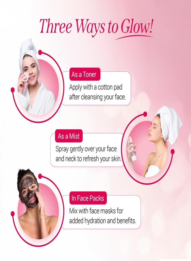 Nisha Refreshing Rose Water For Face 120ml | Gulab Jal For Face | Skin Toner For Glowing and Hydrating Skin | Makeup Remover| All Skin Types | Face Toner For Women & Men - Image 5