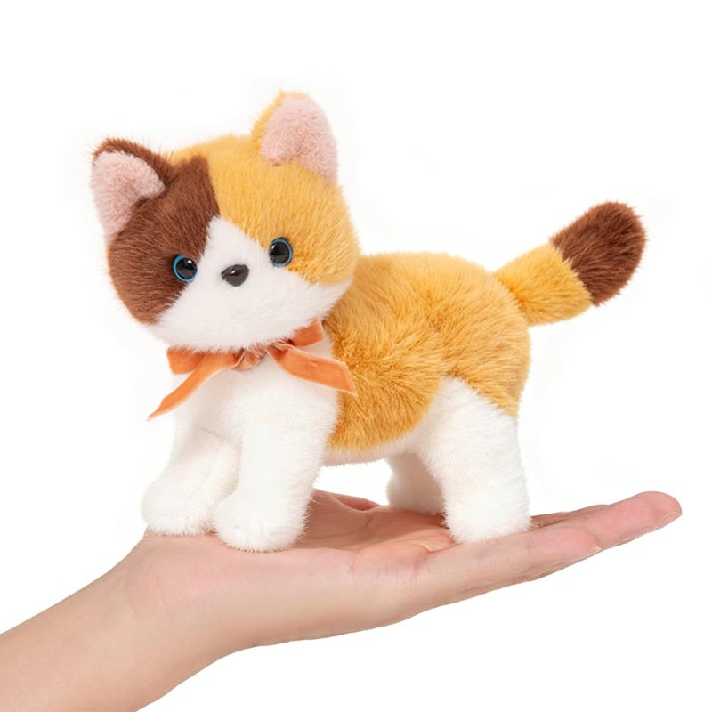 Ditucu Calico Cat Stuffed Animals Cute Soft Kitten Plush Doll Small Kitty Plushies Toys Gifts for Kids 6 inch - Image 3