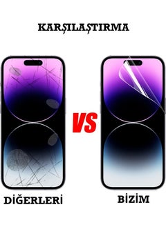 Rova Redmi Note 14 Pro Compatible Front Body Transparent Ultra Screen Protector Nano Gelatin  - Image 2