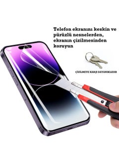Rova Redmi Note 14 Pro Compatible Front Body Transparent Ultra Screen Protector Nano Gelatin  - Image 3