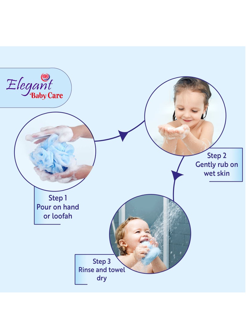 Elegant Elegant Aloe Vera Baby Shower Gel 200ml Twin Pack  - Image 2