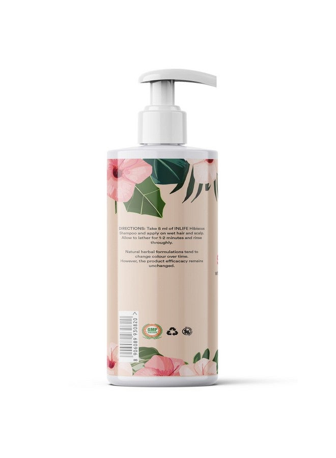 إن لايف شامبو الكركديه من INLIFE | طبيعي من الأيورفيدا | بزيت الجوجوبا وبروتين القمح المحلل | للشعر الجاف والمجعد | خالٍ من البارابين والكبريتات | للنساء والرجال - 250 مل (عبوة من 1، 250 قطعة) - Image 5