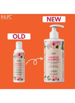 Inlife INLIFE Hibiscus Shampoo | Ayurvedic Natural | with Jojoba Oil & Hydrolyzed Wheat Protein | Dry and Frizzy Hair | Paraben & Sulphate Free | Women Men - 250ml (Pack of 1, 250)  - Image 3