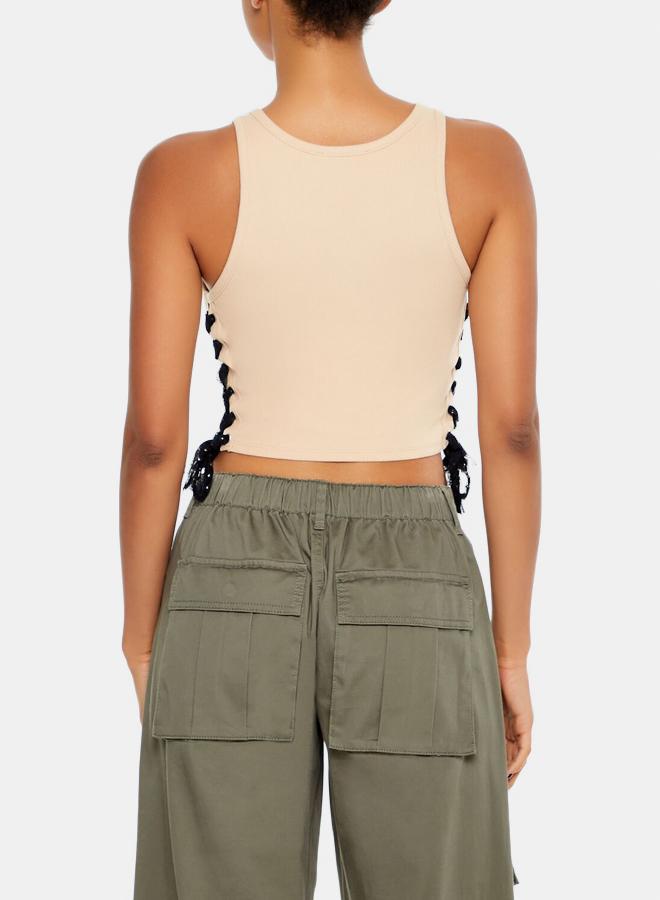 FOREVER 21 Hotter Than Hell Cropped Tank Top - Image 2