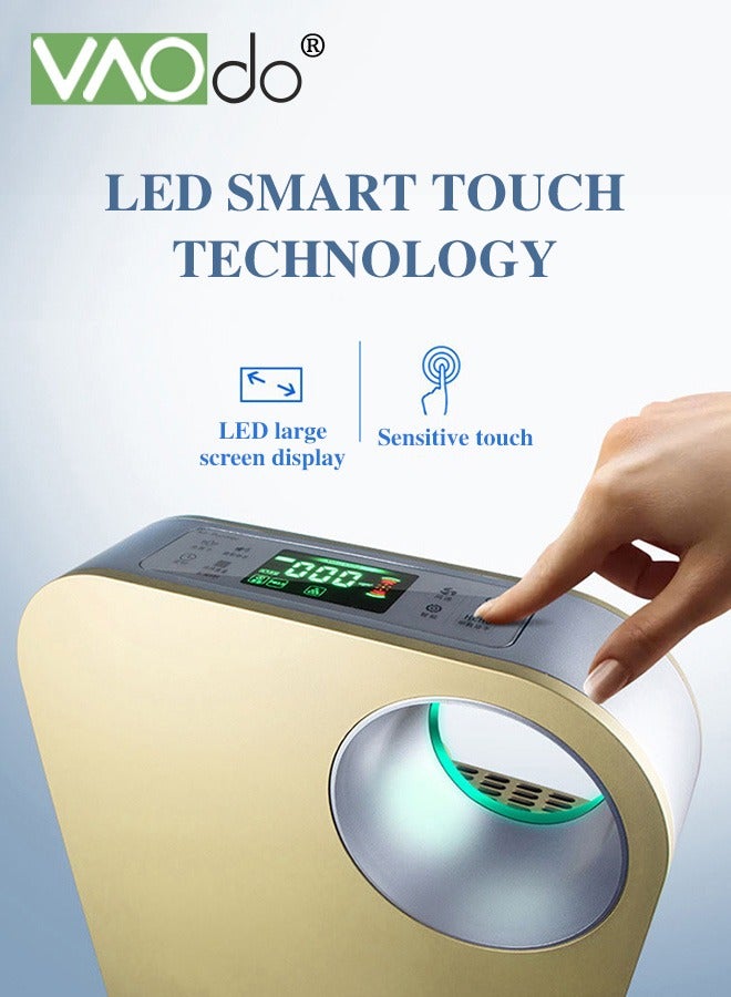 VAOdo Air Purifier, Four-layer Air Cleaner, Ultra HEPA Carbon Filter, Air Quality Sensor for Dust Mold Odor Pollen - Image 3