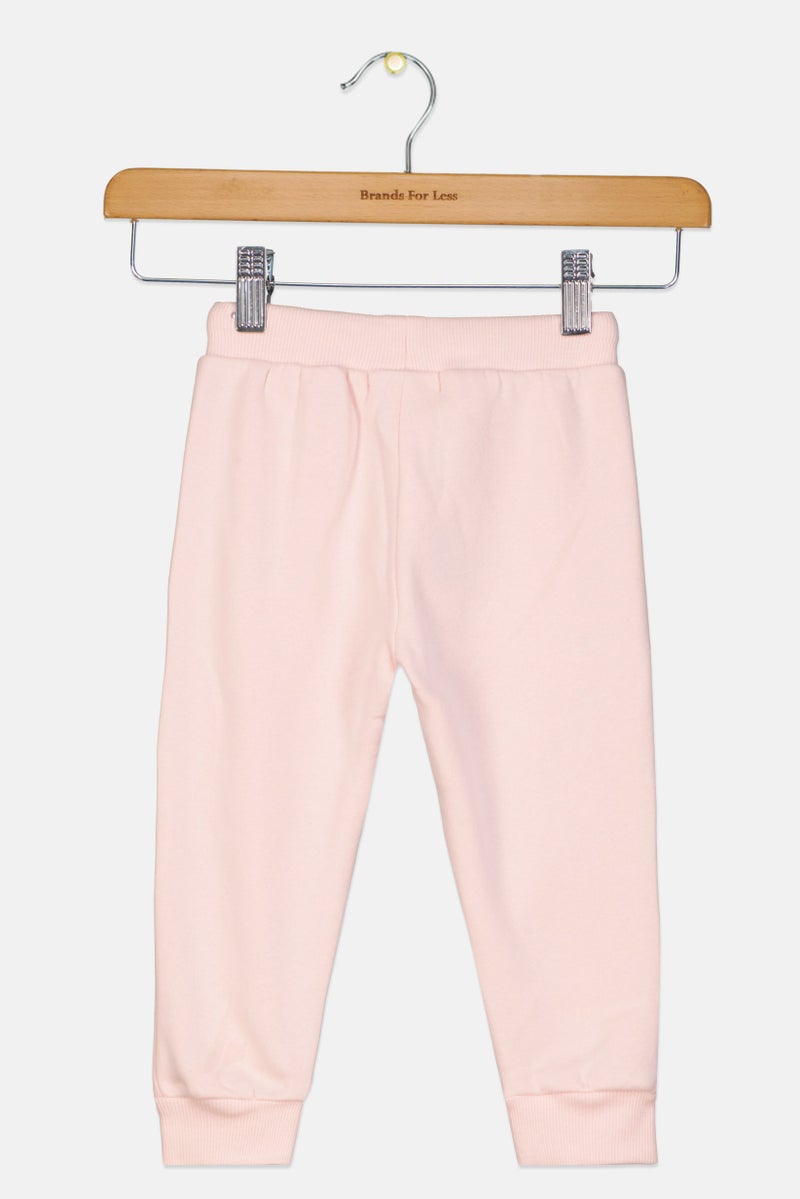 Fox Toddlers Boy Solid Drawstring Sweatpants, Pink - Image 2
