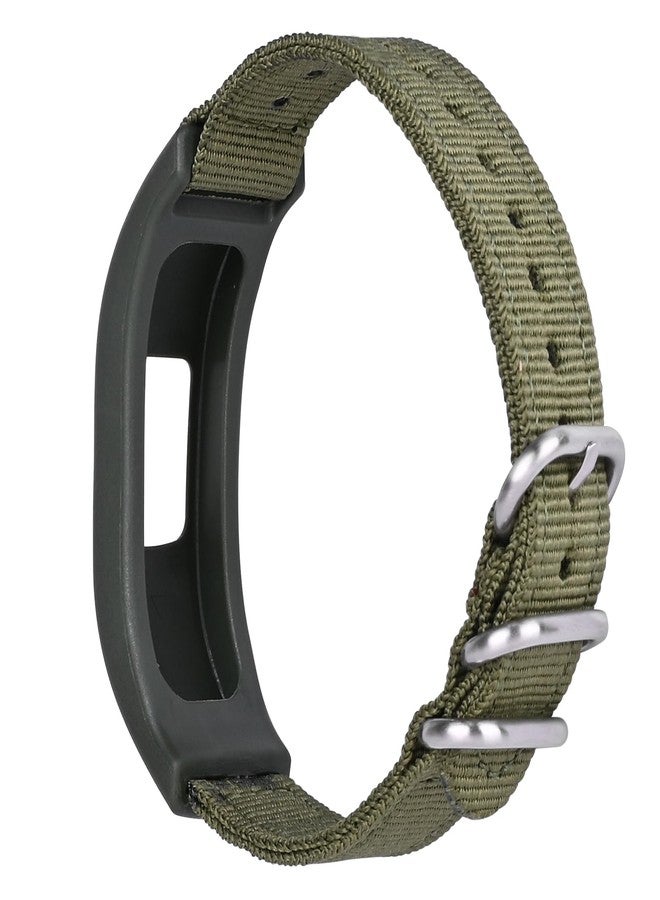C2D JOY Nylon Bands Compatible with Garmin Vivofit 4 tracker Replacement Bands with Case-Black - Image 2