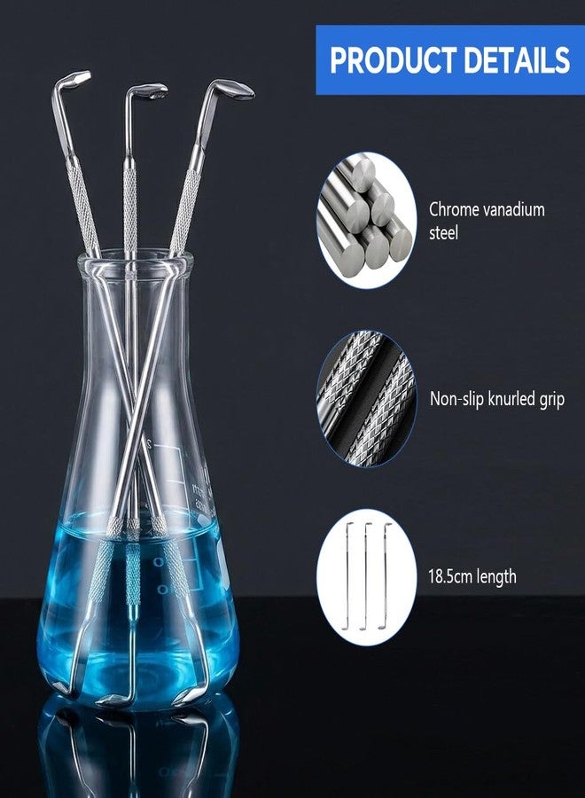 Serplex® 3-Piece 7.28in Double End Angled Screwdriver Set, Magnetic 90° Offset Screwdrivers with PH1 PH2 SL6 H2.5 H3 Tips, Chrome Vanadium Steel Reach Tool for Tight Spaces & DIY Repair, 18.5cm - Image 4