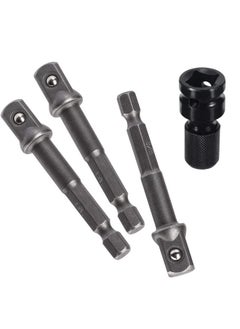 OIIKI OIIKI 12 Pack 3/8 inch(10mm) Square Socket Adapter Bit Set, Impact Driver Power Bits for Automotive DIY-1/4 Hex Shank  - Image 3